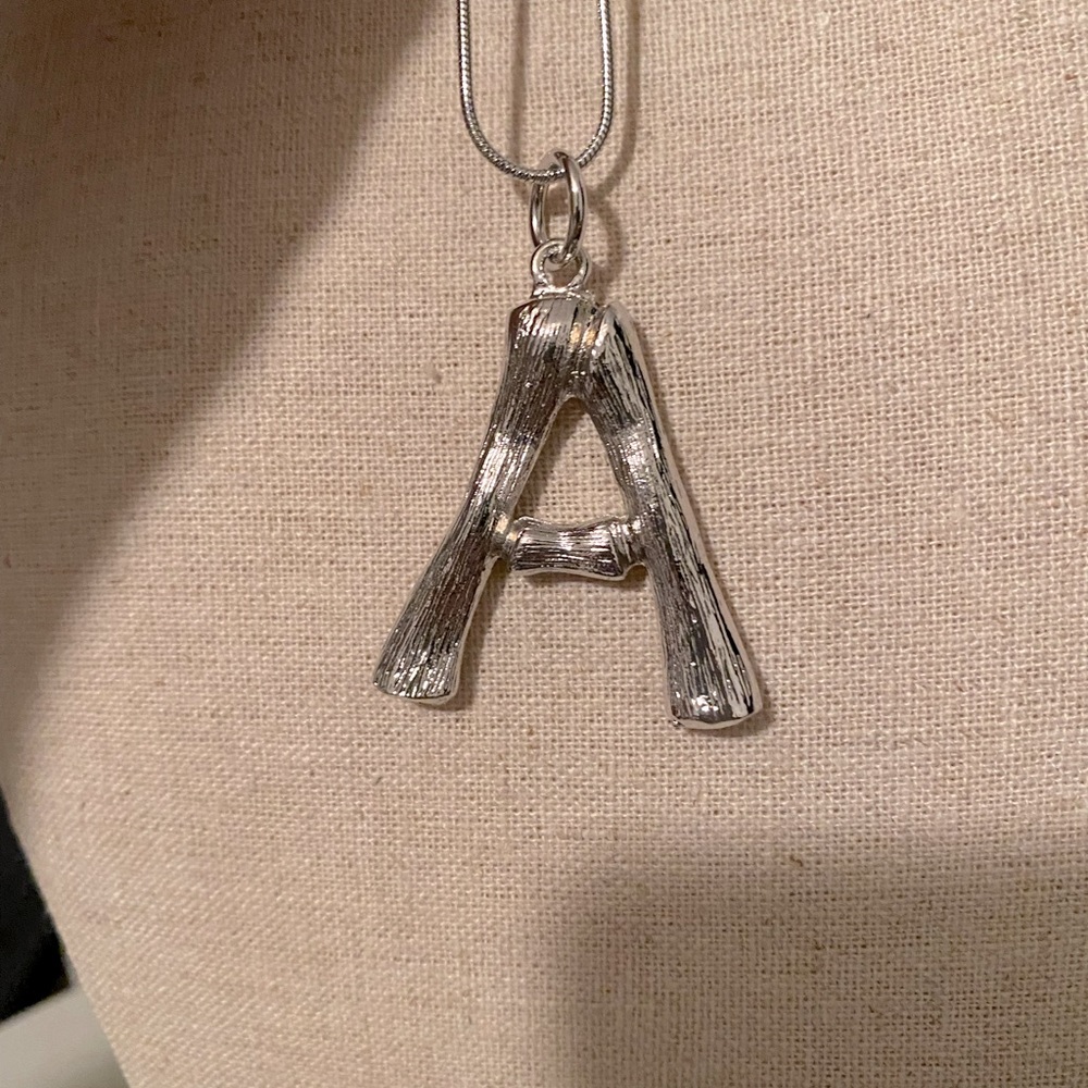 Focalook “A” necklace. Hermes knockoff